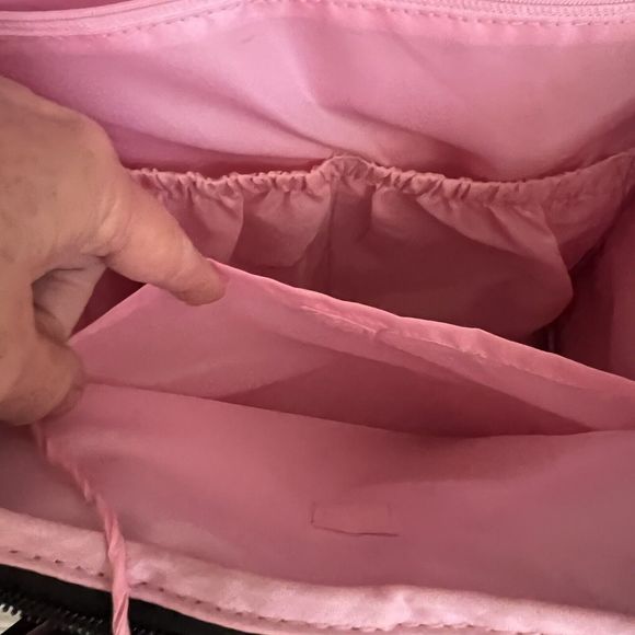 Disney Baby Minnie Mouse Gray & Pink Insulated Pocket Backpack Diaper Bag - Picture 11 of 15